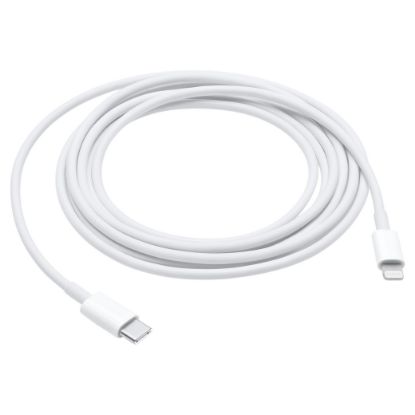 Imagem de Cabo Type-C p/ Lightning Apple 96W Branco - 1Mtr
