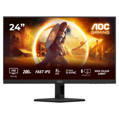Imagem de Monitor AOC Gaming 23.8" 24G4HRE IPS FHD 16:9 200Hz G-Sync HDR10 (0.5ms)