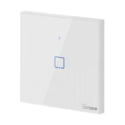 Imagem de Interruptor de Parede Táctil Sonoff T0EU1C-TX Smart Singular Branco