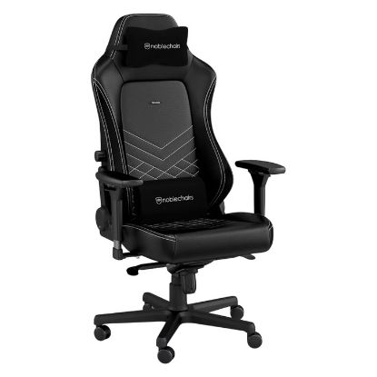 Imagem de Cadeira Gaming noblechairs HERO PU Leather Preta/Branca