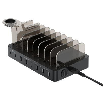 Imagem de Estação de Carregamento 8 Portas USB PD 75W Conceptronic Preta