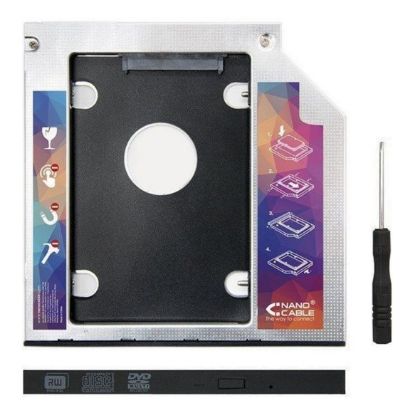 Imagem de Adaptador de Drive p/ Portátil 12.7mm SATA NanoCable p/ HDD 2,5" SATA