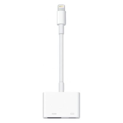 Imagem de Cabo Adaptador Lightning p/ HDMI + Lightning M/F Apple Branco