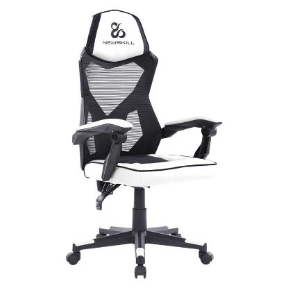 Imagem de Cadeira Gaming Ergonómica NewSkill Eros Branca/Preta