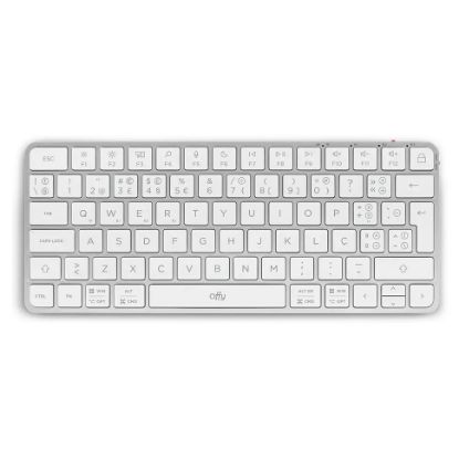 Imagem de Teclado Offy Pixie Mini Multi-Device Wireless/Bluetooth Branco (PT)