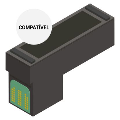 Imagem de Tinteiro Compatível HP 56 Preto