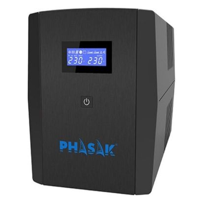 Imagem de UPS Phasak Sirius Interactivo 2260VA LCD AVR Schuko/USB