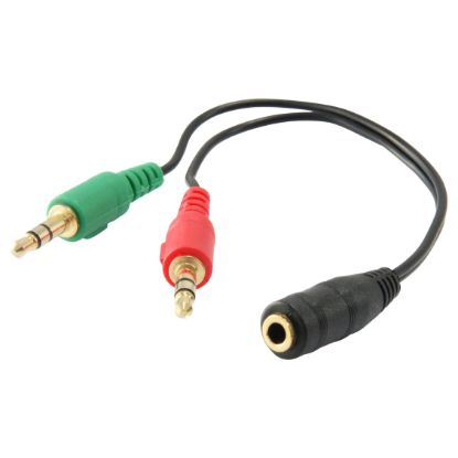 Imagem de Cabo Adaptador Audio 3.5mm p/ Dual 3.5mm Equip F/M