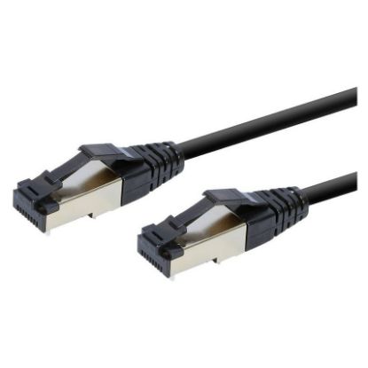 Imagem de Cabo de Rede RJ45 Gembird Cat.8.1 S/FTP Preto - 2Mtr