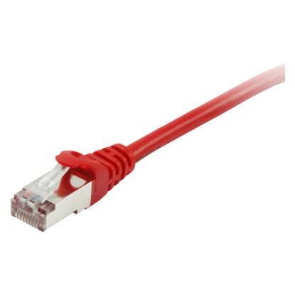 Imagem de Cabo de Rede RJ45 Equip Cat.6A S/FTP Vermelho - 5Mtr