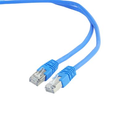 Imagem de Cabo de Rede RJ45 Gembird Cat.6 FTP Azul - 1Mtr