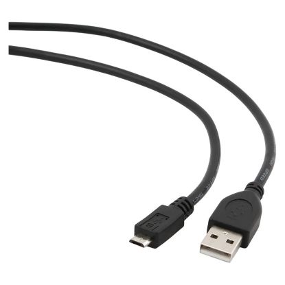Imagem de Cabo MicroUSB p/ USB2.0 Gembird Preto - 50cm