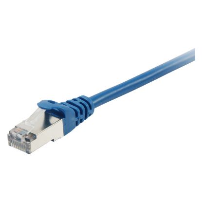Imagem de Cabo de Rede RJ45 Equip Cat.6A S/FTP Azul - 1Mtr