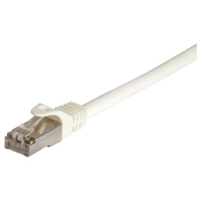 Imagem de Cabo de Rede RJ45 Equip Cat.7 S/FTP Branco - 1Mtr