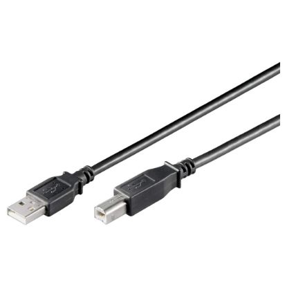 Imagem de Cabo USB2.0 TipoA-B Ewent Preto - 3Mtr