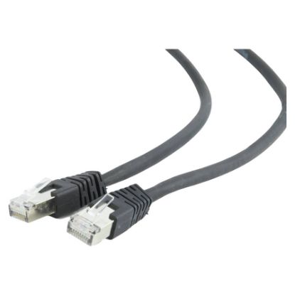 Imagem de Cabo de Rede RJ45 Gembird Cat.6 UTP Preto - 3Mtr