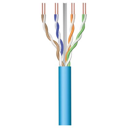 Imagem de Bobine de Rede RJ45 Ewent Cat.6A U/UTP Azul - 305Mtr
