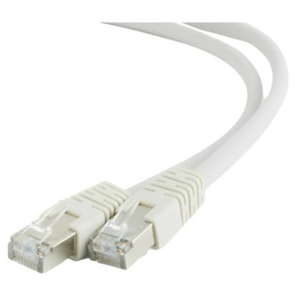 Imagem de Cabo de Rede RJ45 Gembird Cat.6A S/FTP Branco - 3Mtr