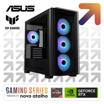 Imagem de Computador Powered by ASUS TUF Gaming R7 32GB SSD 1TB RTX 5060 Preto