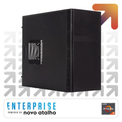 Imagem de Computador Novo Atalho Enterprise R3 8GB SSD 512GB AMD Radeon Graphics Preto