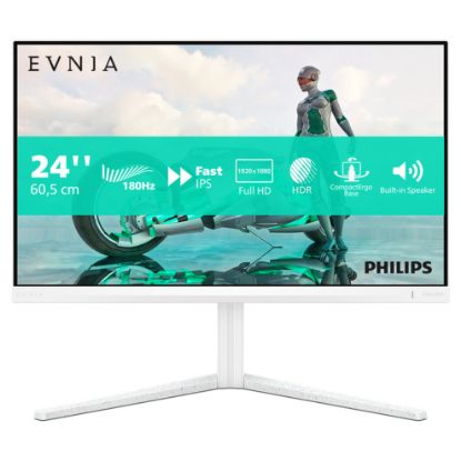 Imagem de Monitor Philips Gaming Evnia 3000 23.8" 24M2N3201A IPS FHD 16:9 180Hz HDR10 (0.5ms) Branco