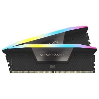 Imagem de Dimm DDR5 Pack 2x 8GB (16GB) Corsair CL40 EXPO 5200Mhz Vengeance RGB Preta